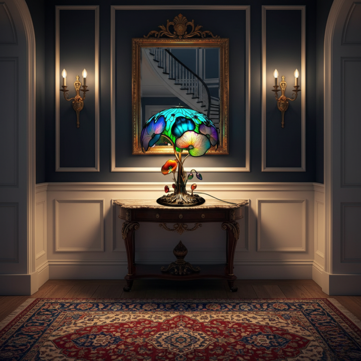 Bohemian Style Mushroom Flower Lamp