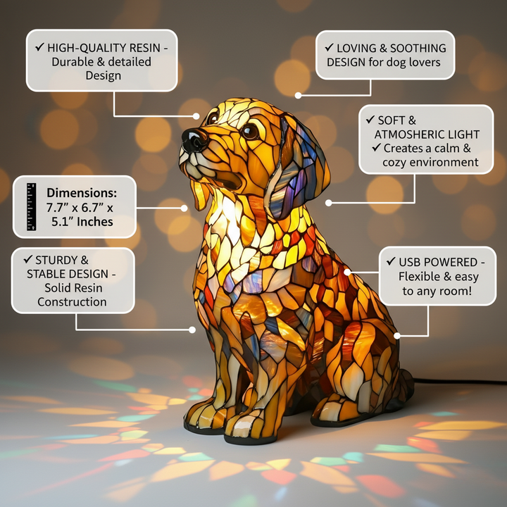 Lily, het Spirituele Beeldje van de Gouden Retriever