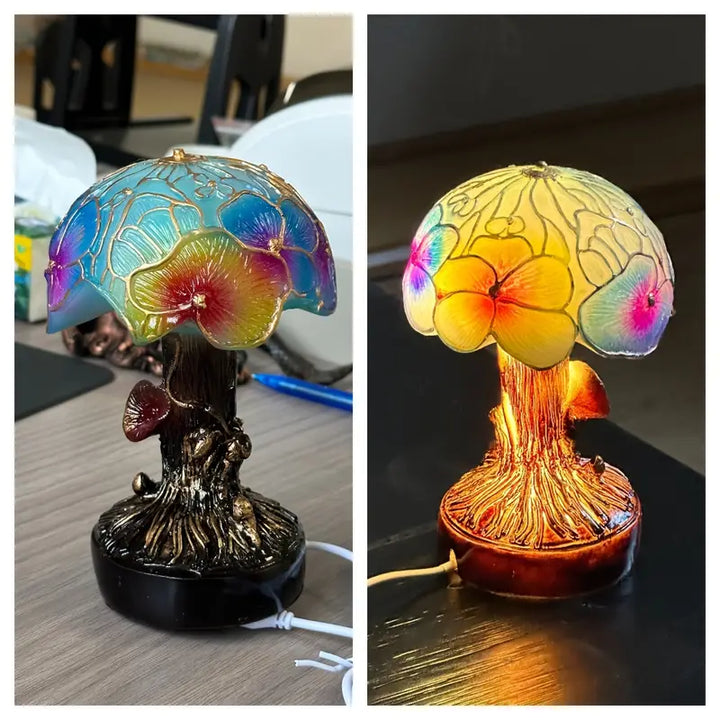 Bohemian Style Mushroom Flower Lamp