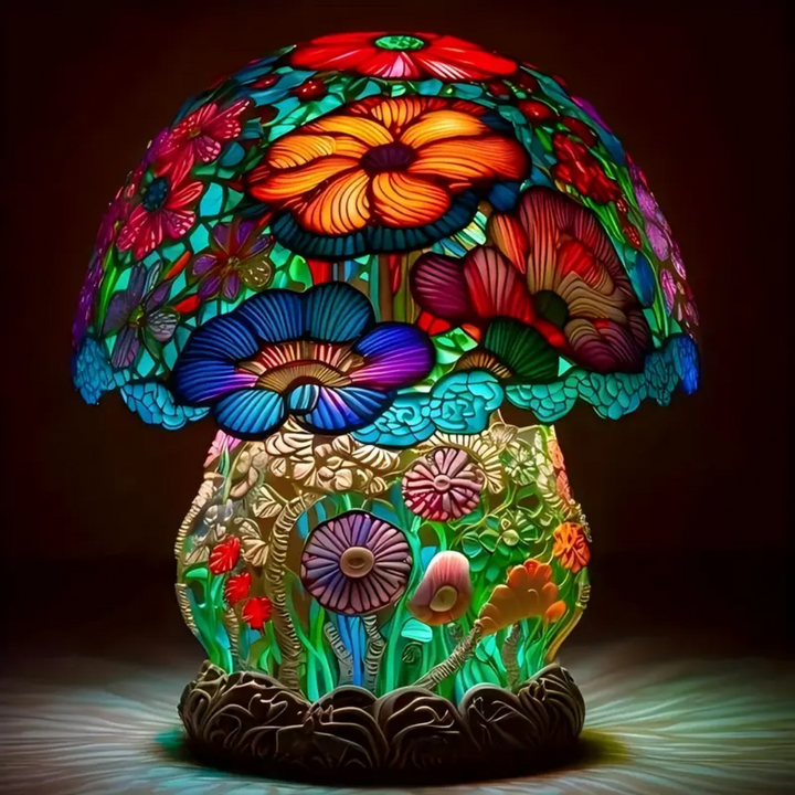Frosted Glow Mushroom Lamp